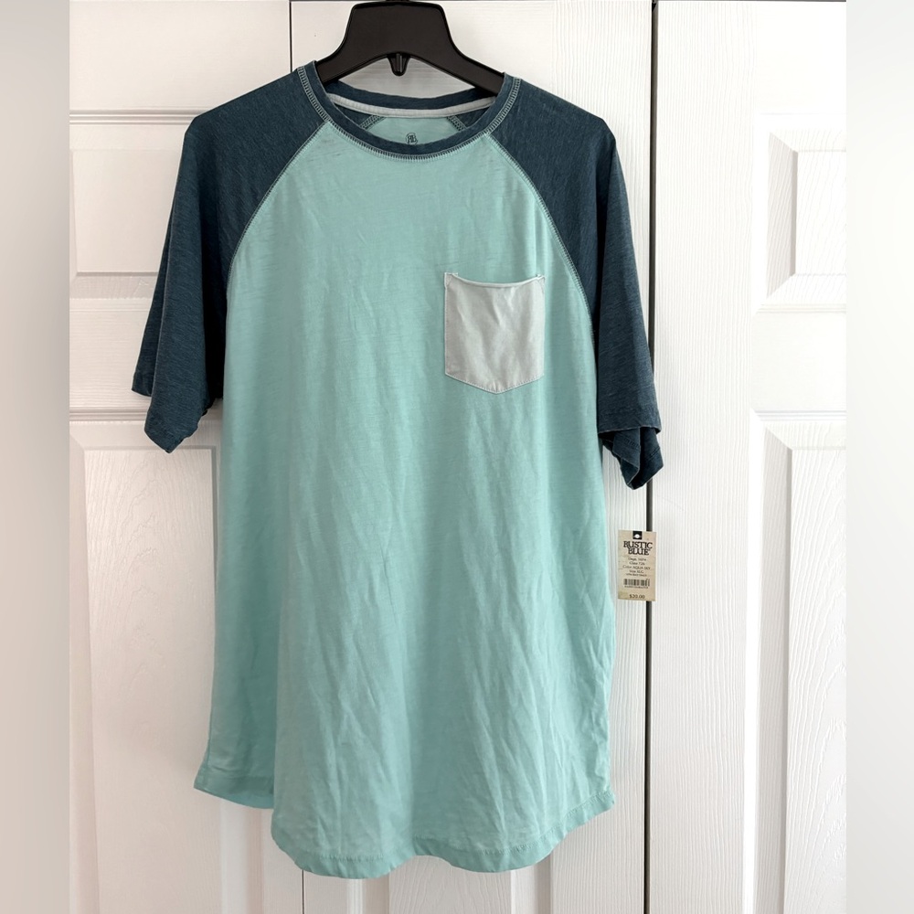 2 Rustic Blue Men’s Shirts. Size XL. NWT